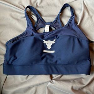 The Rock sports bra